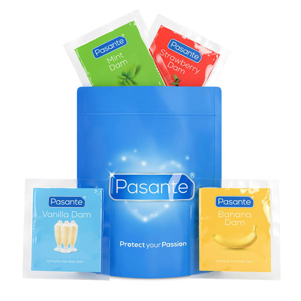 Pasante oral dams assorted 8 pack 25x15cm - British product