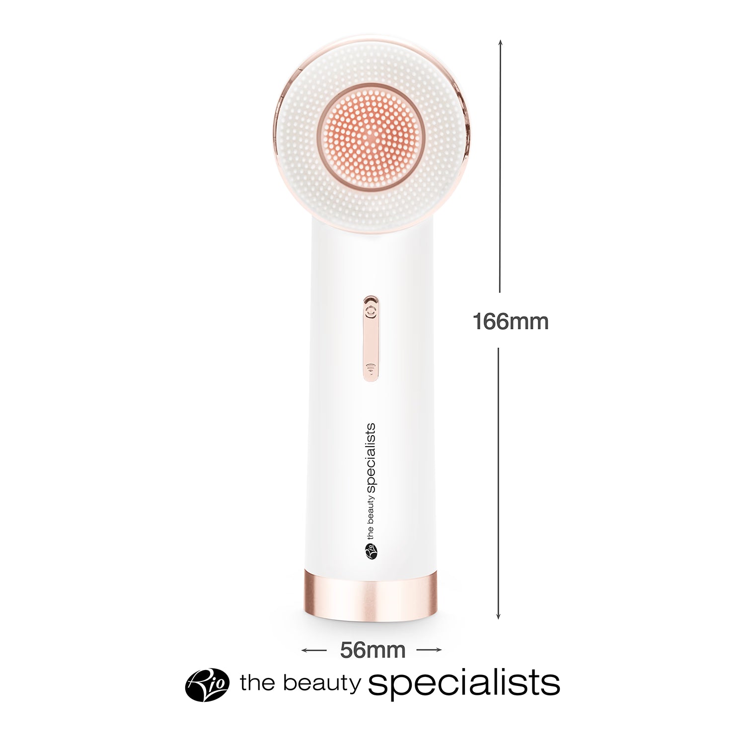 Rio PURE CLEANSE facial brush with two heads, imported from the UK