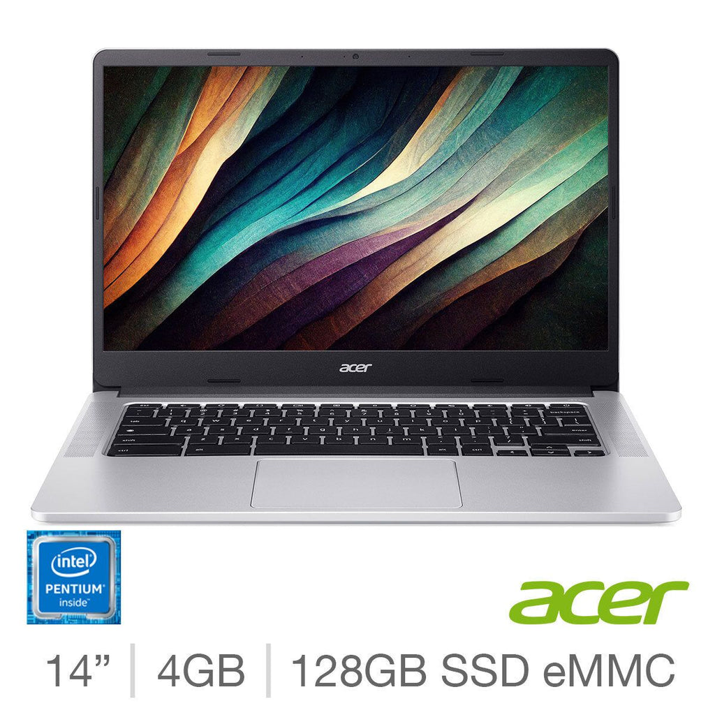 Acer 314, Intel Pentium Silver N6000, 4GB RAM, 128GB eMMC, 14 Inch Chromebook NX.K04EK.004