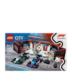 Lego F1 garage and Mercedes-AMG Alpine cars set, UK version