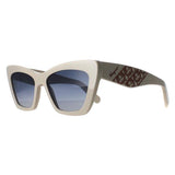 Salvatore Ferragamo women's sunglasses beige gradient, UK version