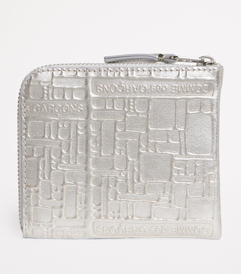 Comme des Garçons leather zipped card holder - British product