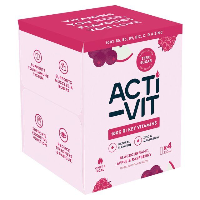 ACTI-VIT Multipack Blackcurrant Apple   4 x 330ml