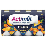 Actimel Plus 100% Vitamin D Mango & Turmeric Immunity Yoghurt Drink   8 x 100g