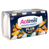 Actimel Plus 100% Vitamin D Mango & Turmeric Immunity Yoghurt Drink   8 x 100g