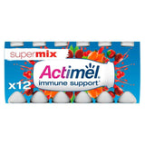 Actimel Supermix Cranberry Redcurrant Rosehip Yogurt Drinks   12 x 100g