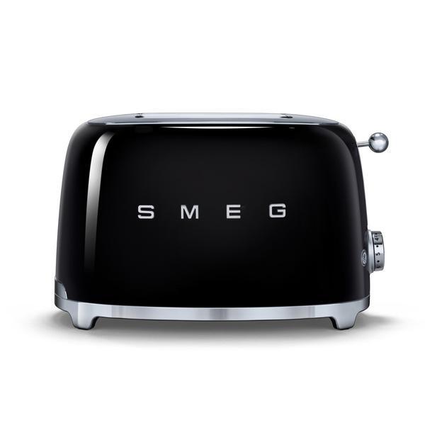 محمصة Smeg TSF01 سوداء لشريحتين، مستوردة من المملكة المتحدة
