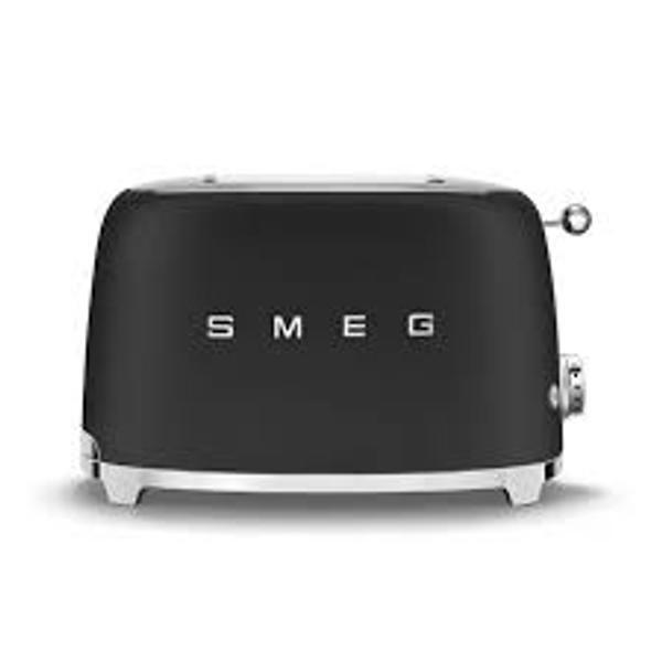 محمصة Smeg TSF01 سوداء لشريحتين، مستوردة من المملكة المتحدة