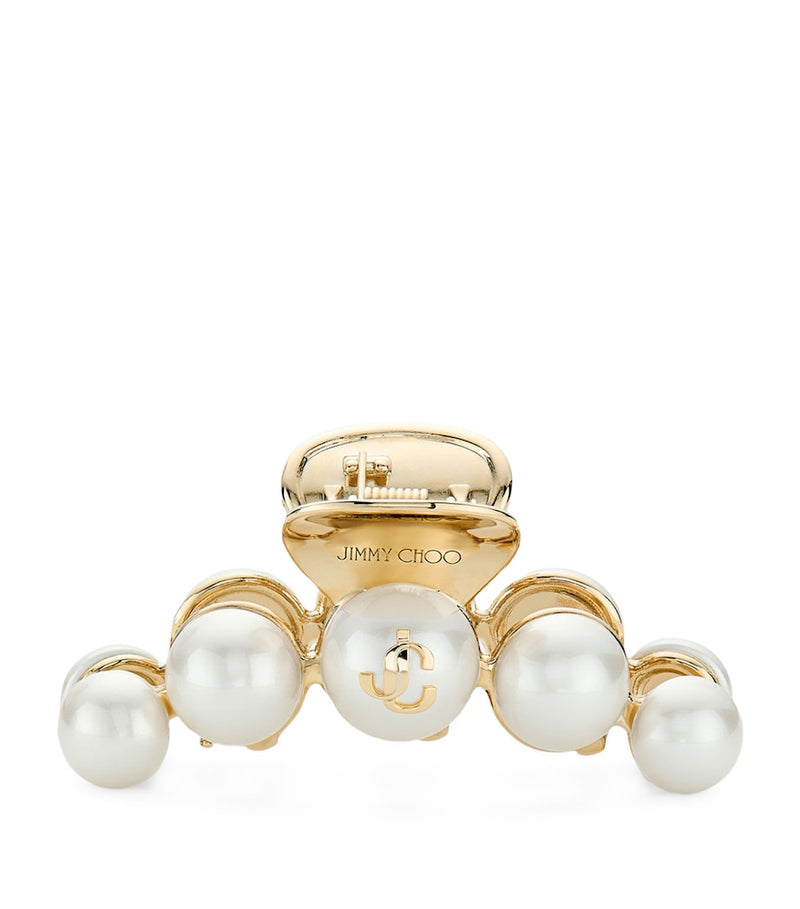 Jimmy Choo crystal-embellished claw hair clip - British product