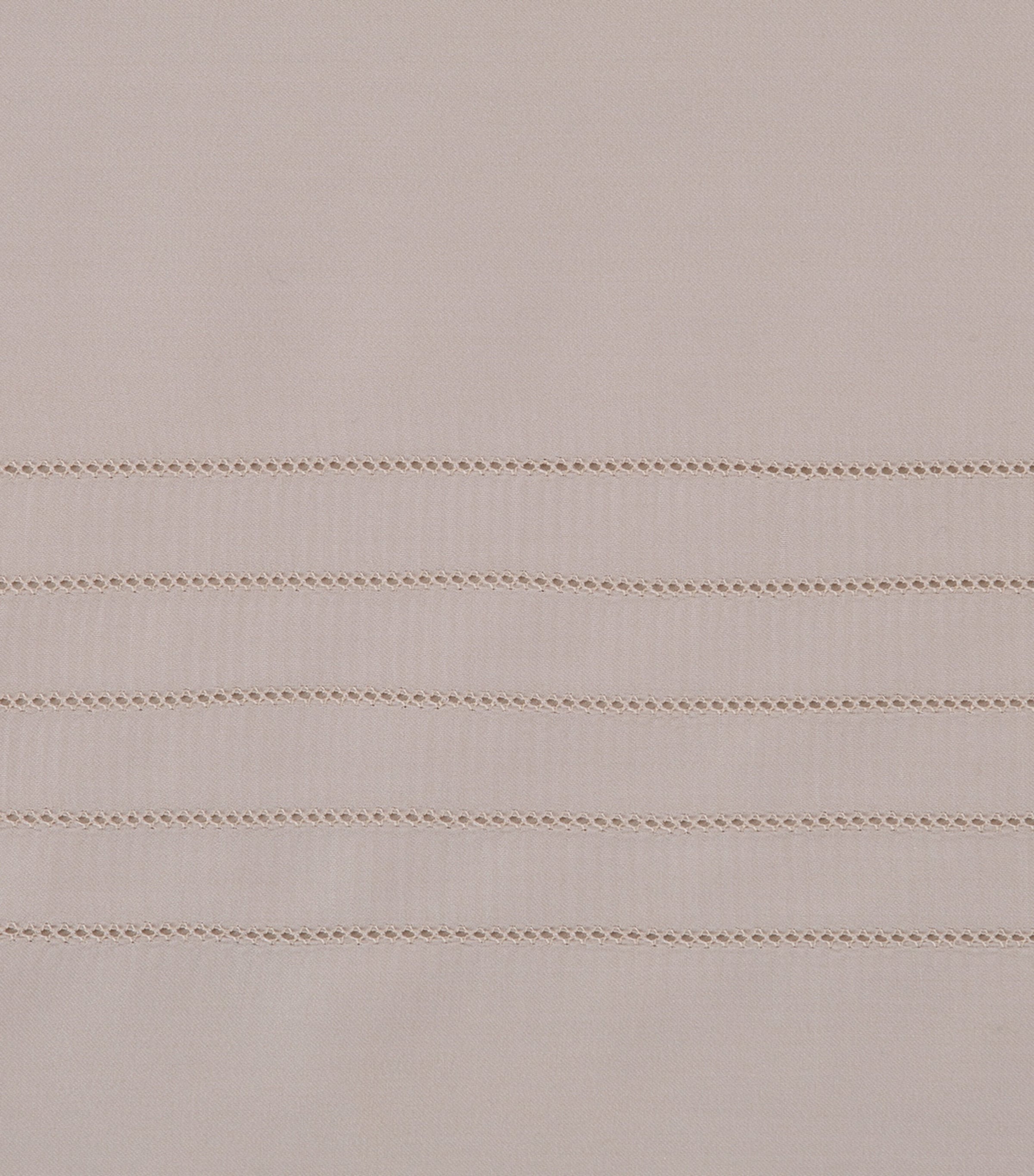 Frette cotton sateen king sheet set Greige - British product