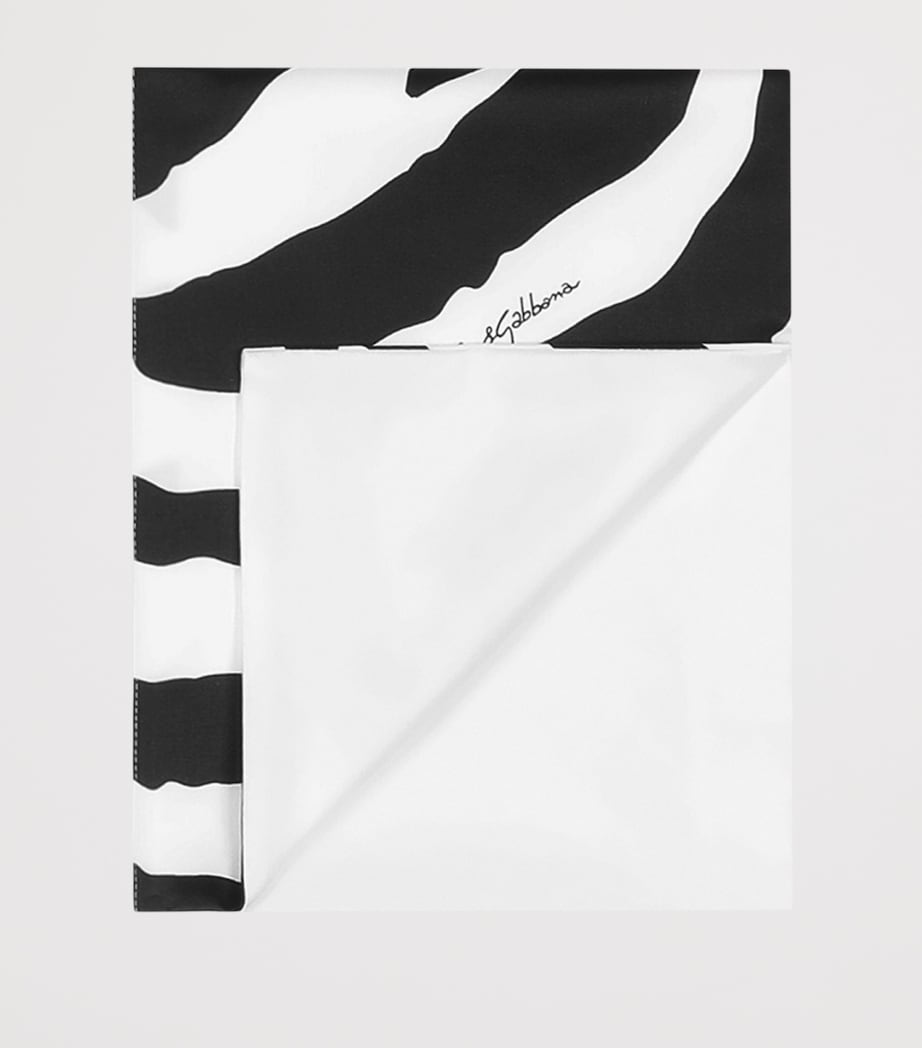 Dolce & Gabbana Casa zebra print pillowcase set 50cm x 80cm - British product
