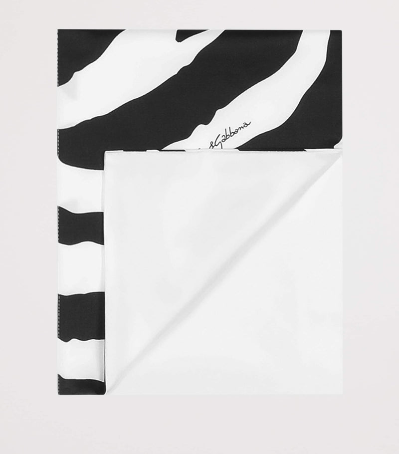 Dolce & Gabbana Casa zebra print pillowcase set 50cm x 80cm - British product