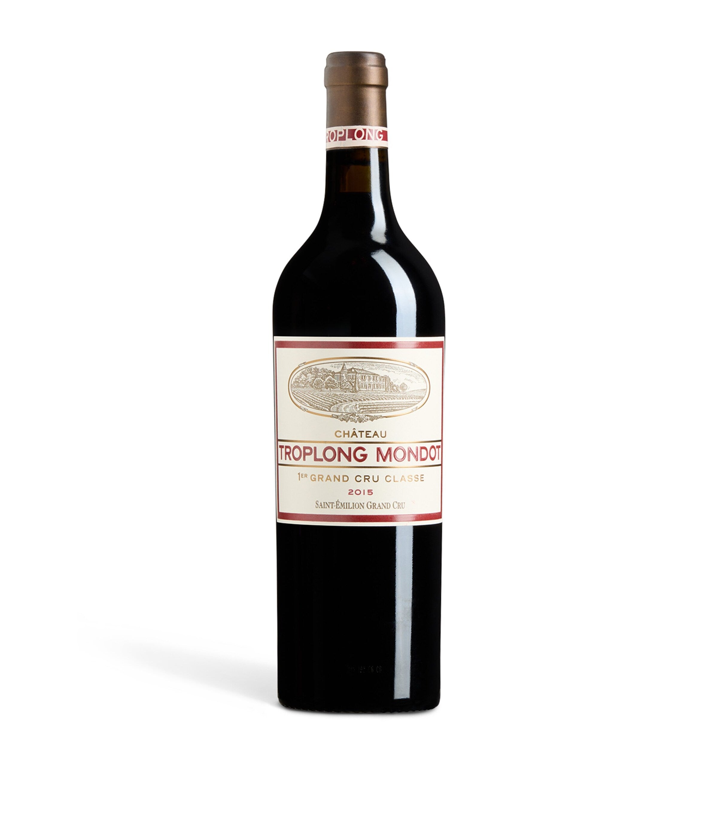 Château Troplong Mondot 2015 Bordeaux red wine 75cl - British product