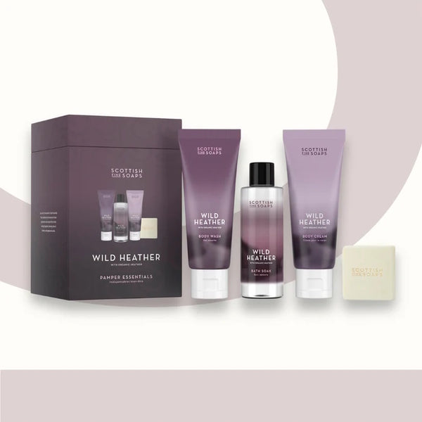 Scottish Fine Soaps Wild Heather Pamper Gift Set (British brand)