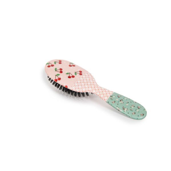 Rock & Ruddle Cherries Large Mix Bristle Hairbrush