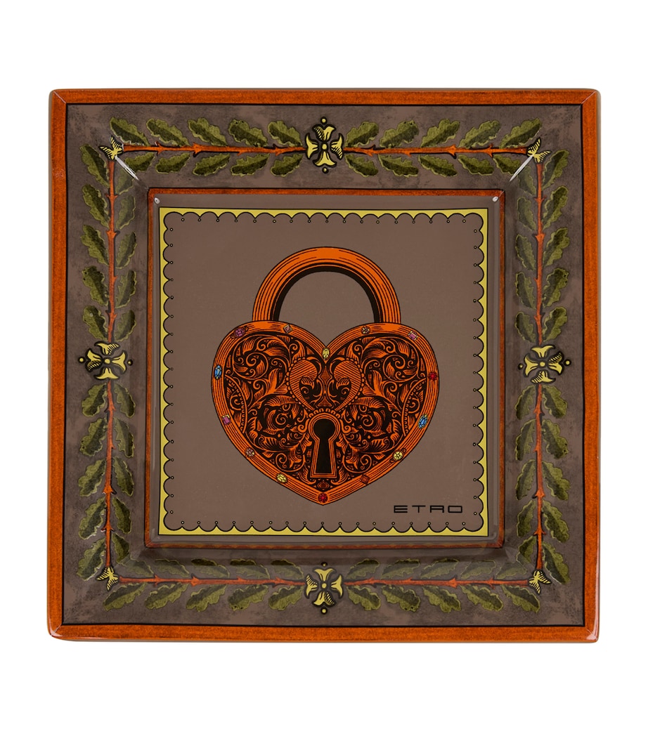 Etro Herald ceramic tray 20cm x 20cm - British product