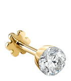 Maria Tash invisible set diamond stud earring 3.8mm, imported from the UK