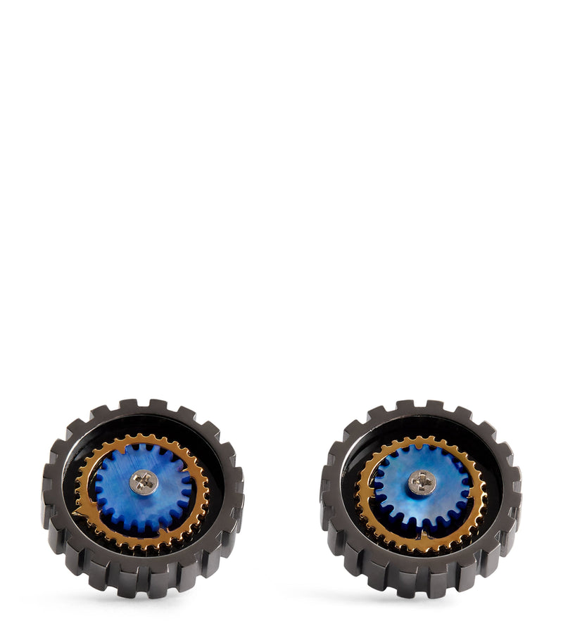 Tateossian Rotate Gear cufflinks (British brand)