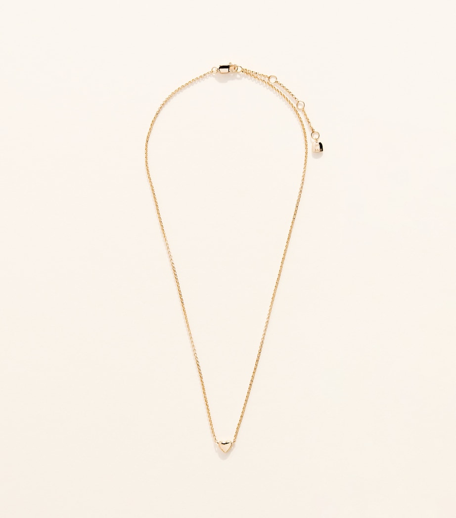 Astrid & Mayu gold-plated sterling silver heart necklace - British product