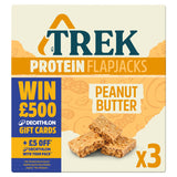 Trek Peanut Butter Protein Flapjack 3x50g GOODS Sainsburys   