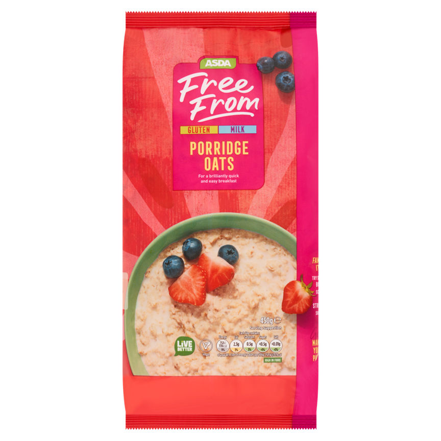 ASDA Free From Pure Porridge Oats GOODS ASDA   