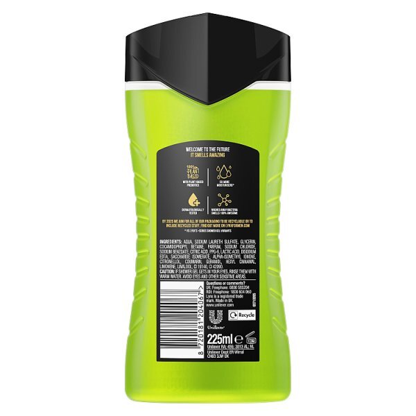 Lynx 3-In-1 Body Wash Shower Gel Epic Fresh 225ml GOODS Superdrug   