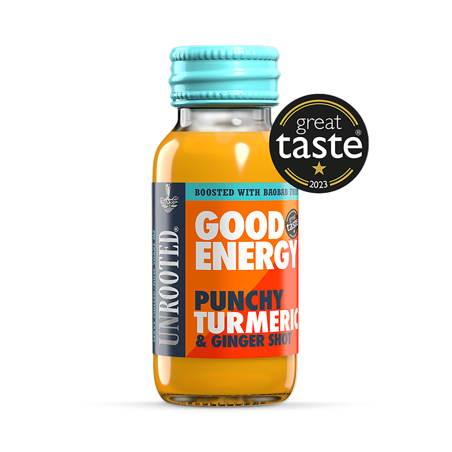 Unrooted turmeric ginger health shot 60ml, imported from the UK