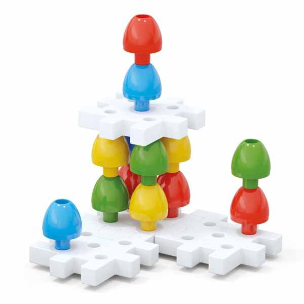 Quercetti Jumbo Peggy 20 piece set, UK version