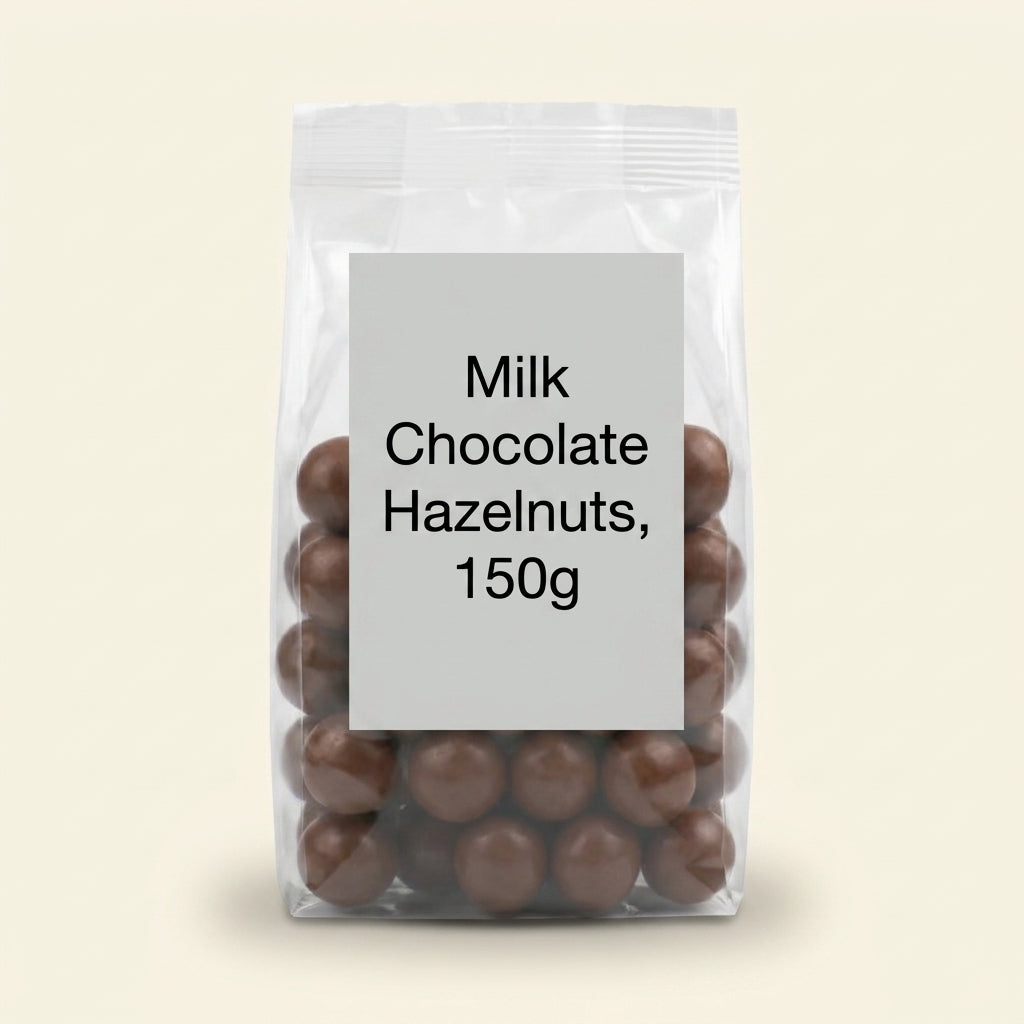 Holland & Barrett milk chocolate hazelnuts 150g, UK version