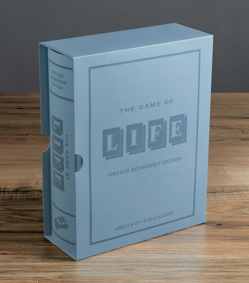 The Game of Life Vintage Bookshelf Edition board game (British brand)