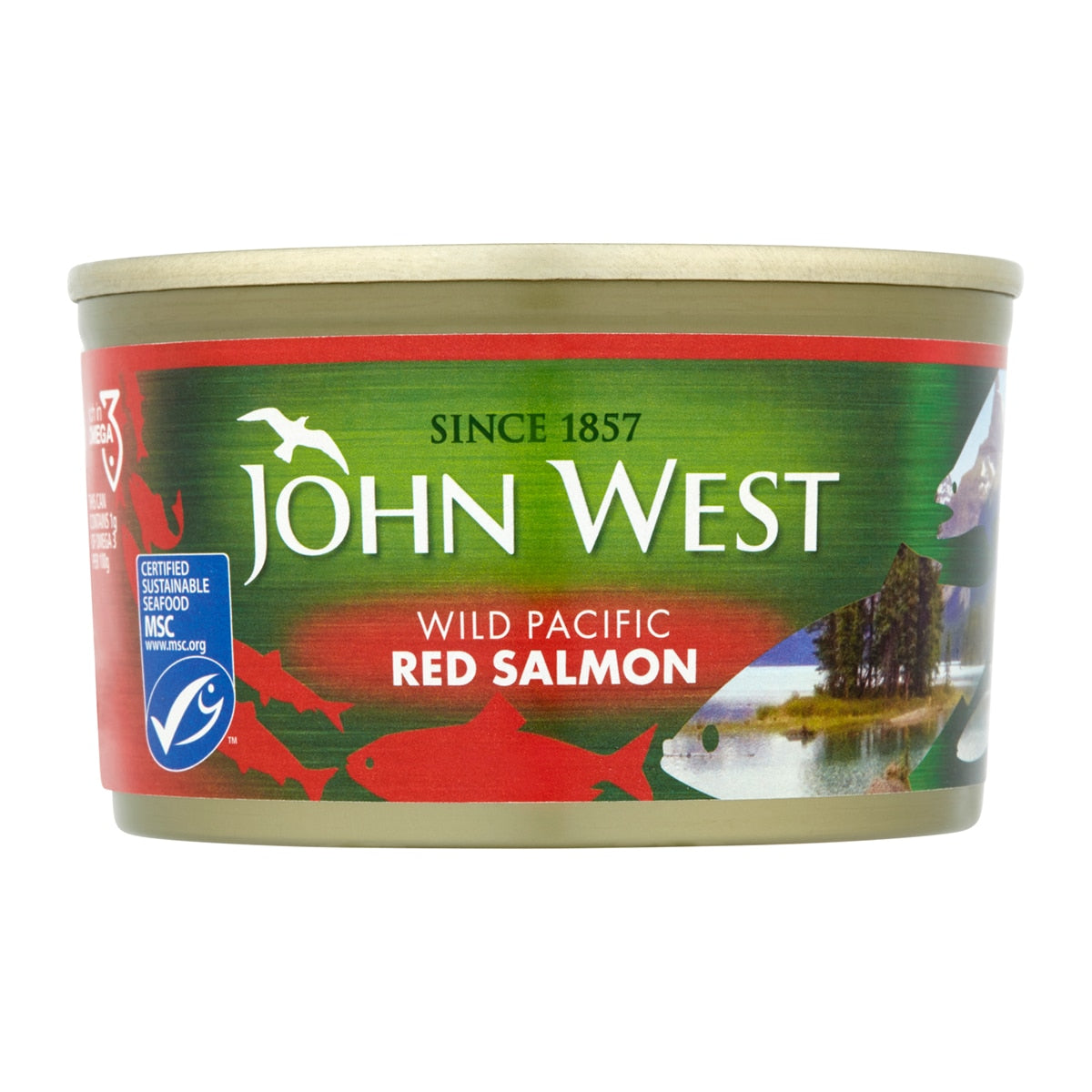 John West Wild Pacific Red Salmon, 3 x 216g GOODS Costco UK