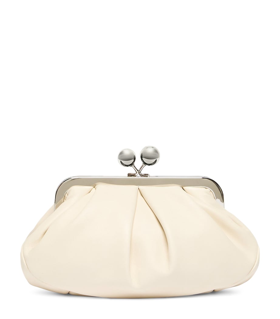 Weekend Max Mara Pasticcino lambskin clutch bag - British product