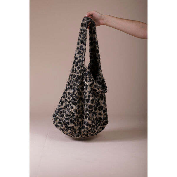 SVNX hobo bag beige leopard one size, UK version