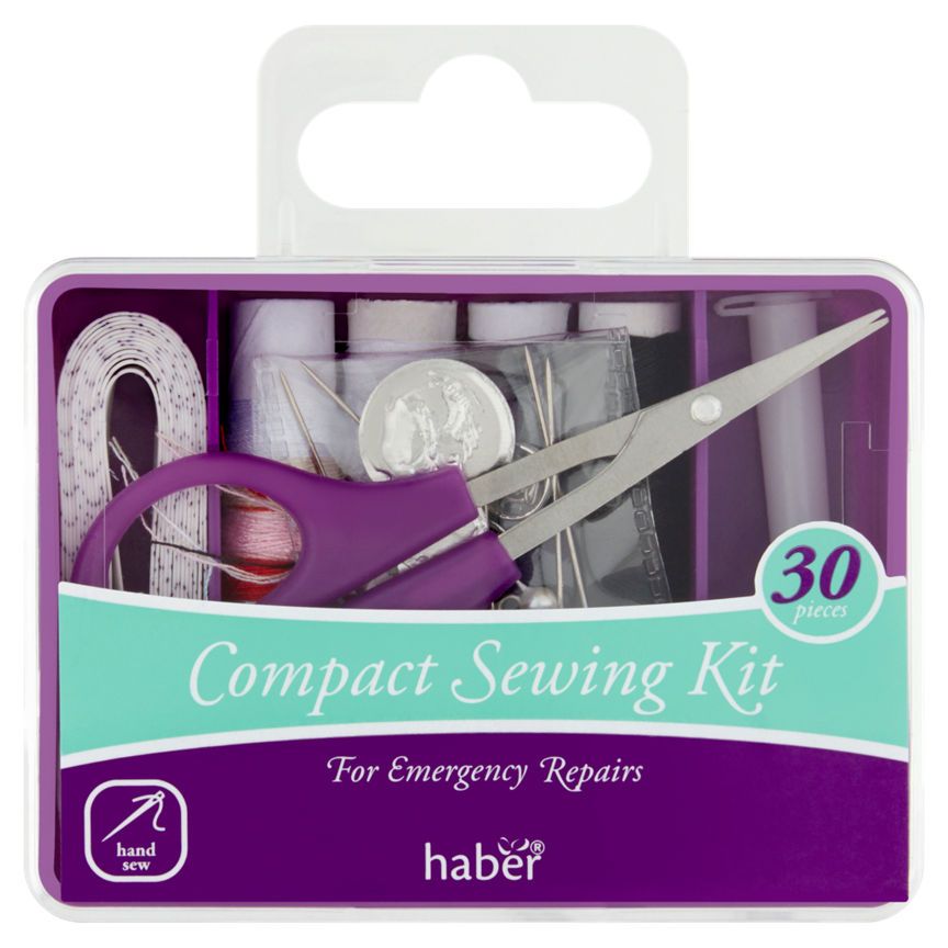 Haber Compact Sewing Kit 30 Pieces General Household ASDA   