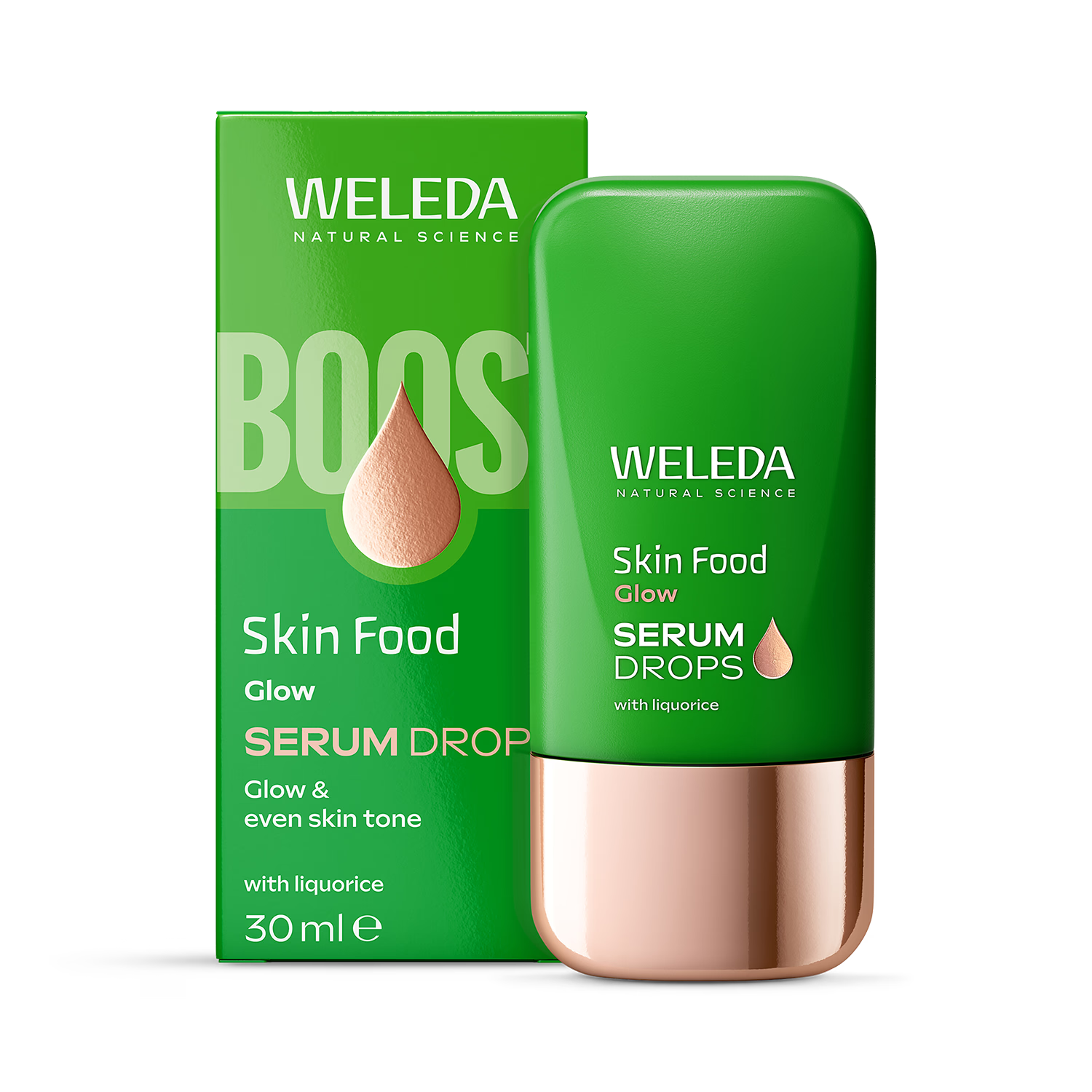 Weleda skin food glow serum drops 30ml - British product