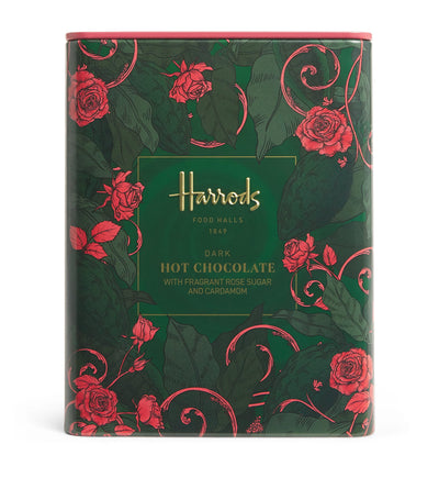 Harrods Harrods شوكولاتة داكنة ساخنة مع الورد والهيل (250 جرام) - اشترِ عبر الإنترنت من McGrocer