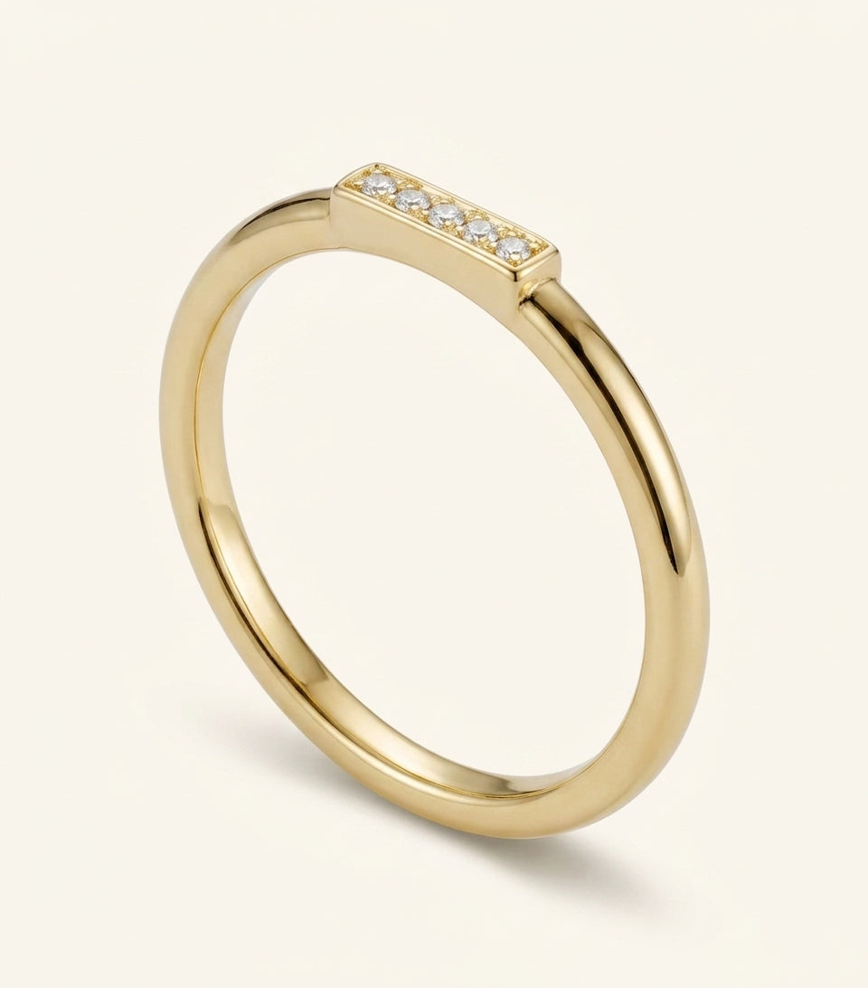 Cartier Panthère ring yellow gold diamonds tsavorite, imported from the UK