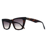 Quay Call The Shots brown women rectangular sunglasses, UK version