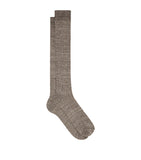 Dunhill mens linen-blend ribbed socks - British product