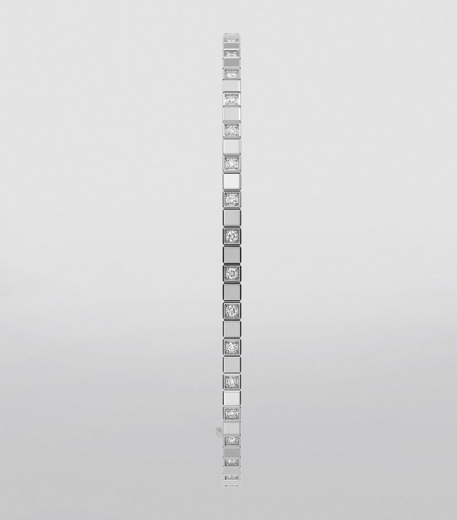 Chopard Ice Cube diamond bangle in white gold - British product