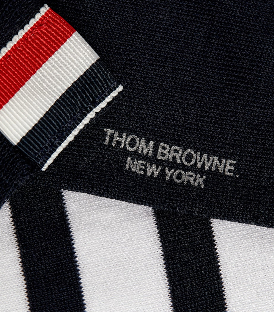 Thom Browne over-the-calf socks with 4-Bar stripes, UK version