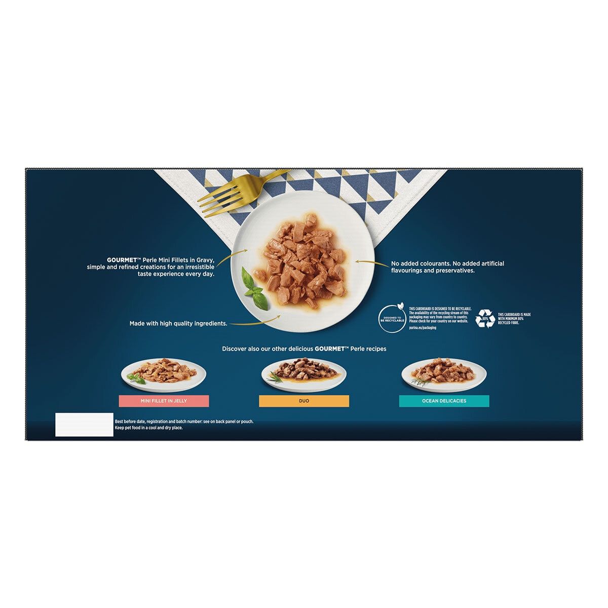 Gourmet Perle Cat Food Chef's Fish & Meat Mixed Collection, 60 x 85g GOODS Costco UK