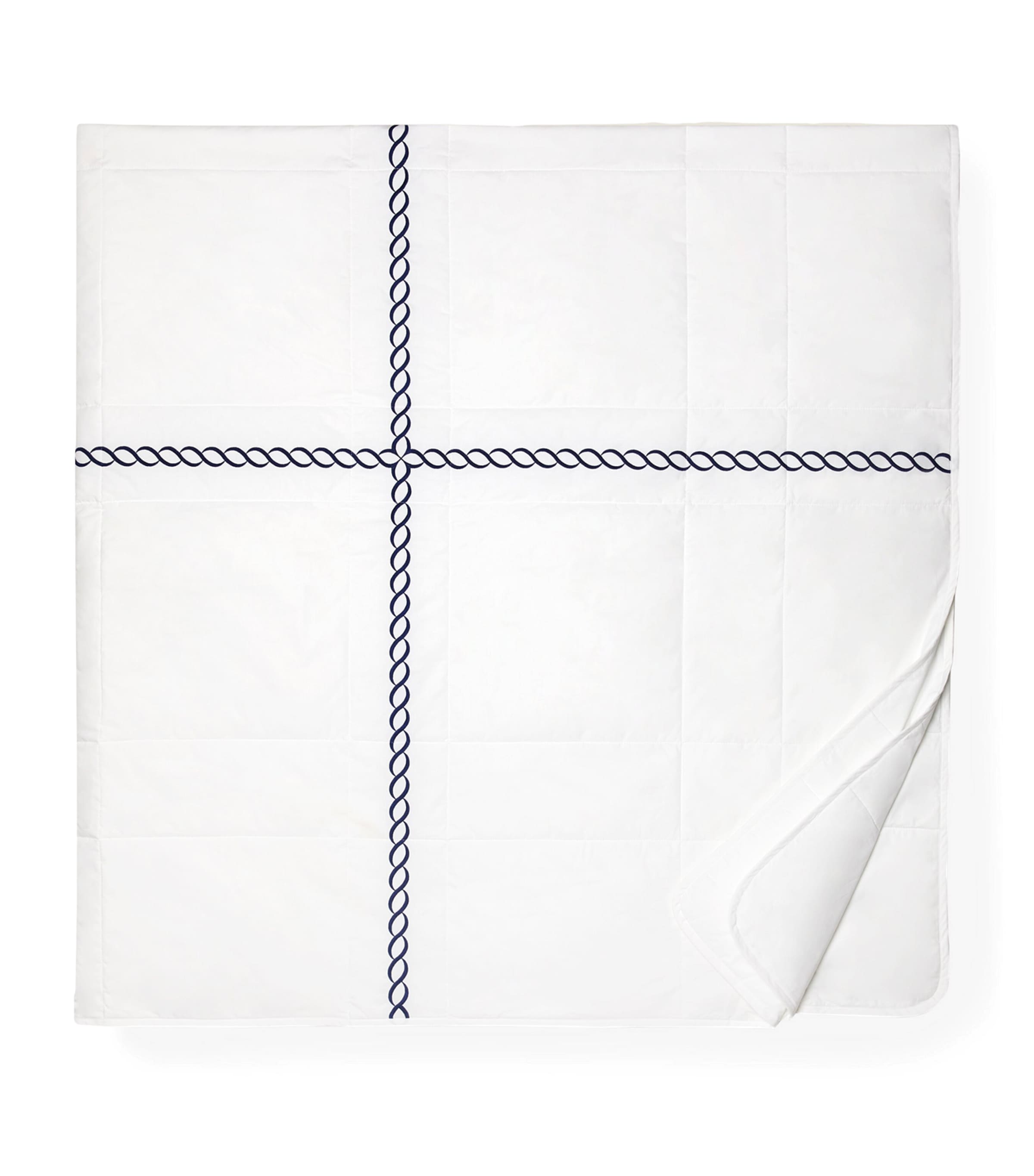 Pratesi Treccia super king bedspread 290x260cm, imported from the UK