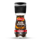 Schwartz Adjustable Grinder Black Peppercorns GOODS ASDA   