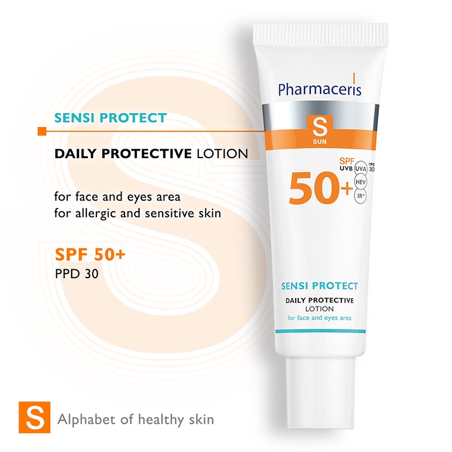 Pharmaceris Sensi Protect SPF50+ lotion 50ml (British brand)
