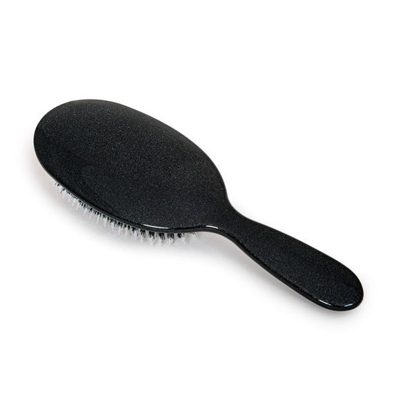 Rock & Ruddle Black Stardust Small Pure Bristle Hairbrush