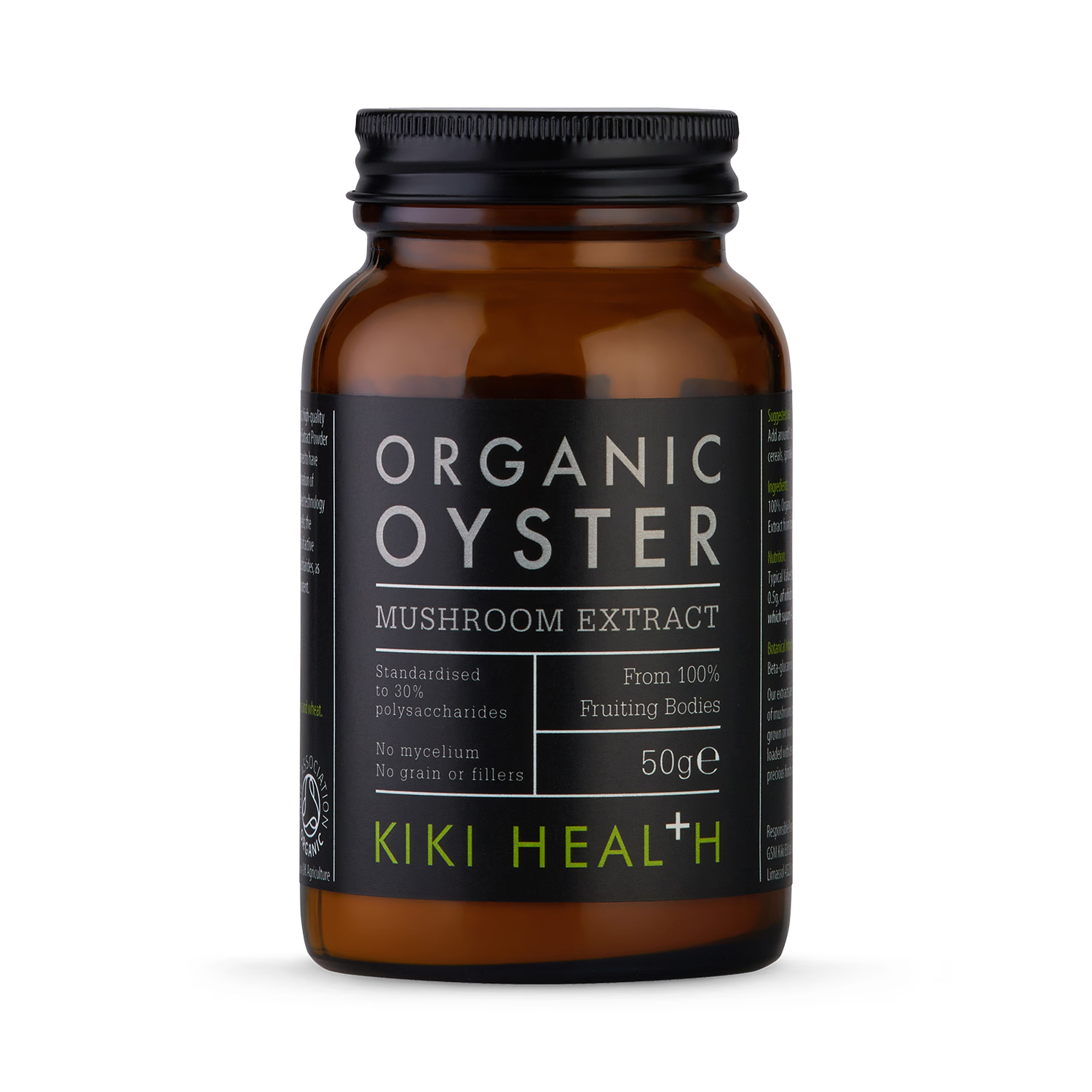 KIKI Health organic oyster mushroom extract powder 50g, UK version