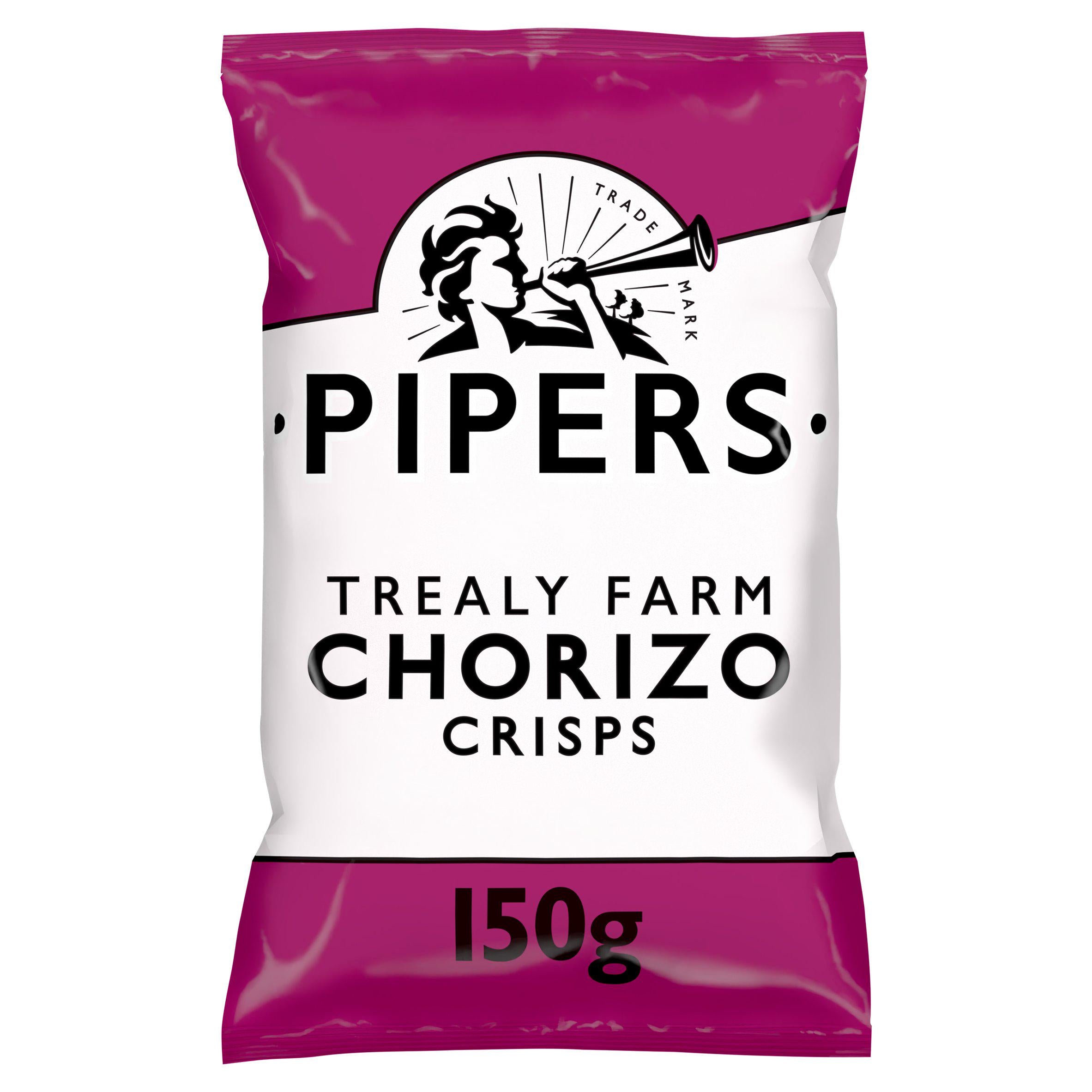 Pipers Trealy Farm Chorizo Sharing Crisps 150g Sharing crisps Sainsburys   