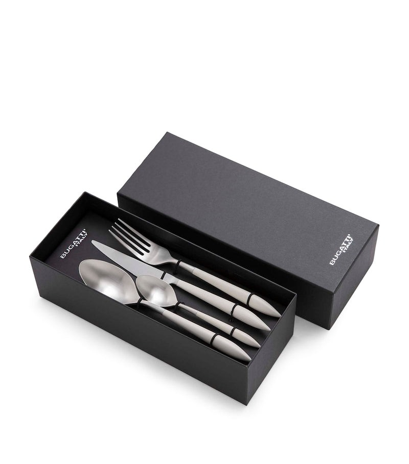 Bugatti Ares Stainless Steel 24-piece cutlery set - British product