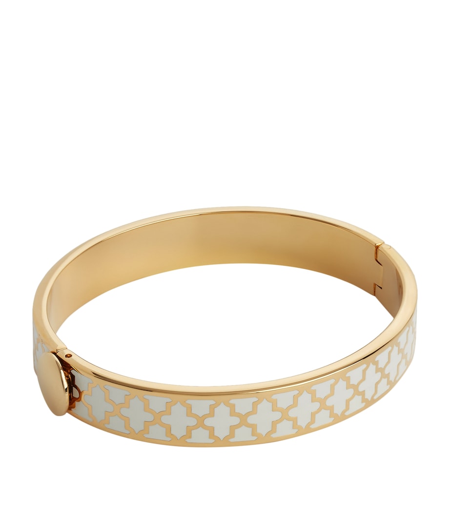 Halcyon Days gold-plated Agama bangle - British product